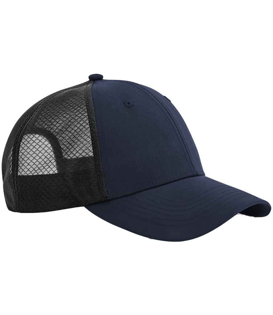 Beechfield Beechfield Technical Mesh Trucker Cap Navy/Black
