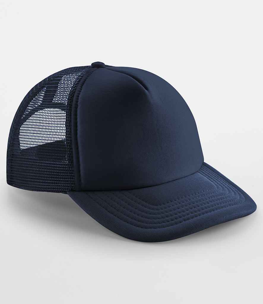 Beechfield Beechfield Vintage Snapback Trucker Cap French Navy/French Navy