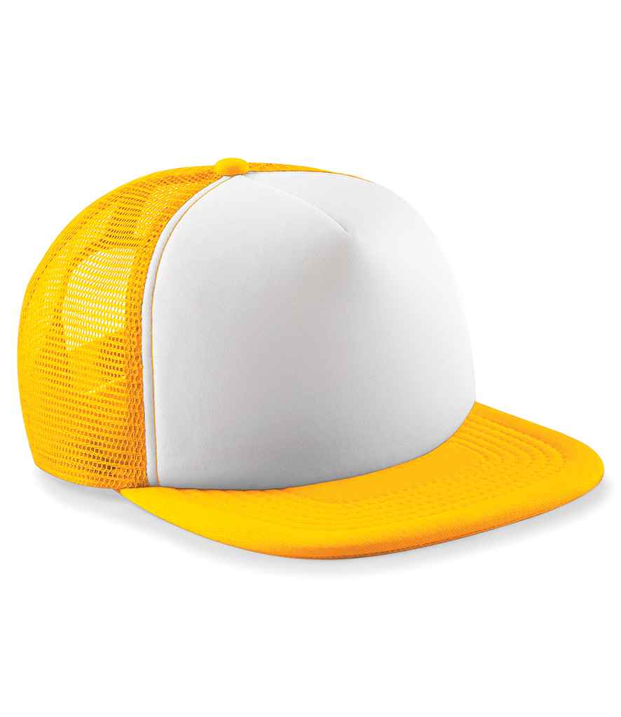 Beechfield Beechfield Vintage Snapback Trucker Cap Sunflower/White