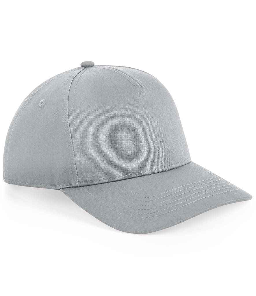 Beechfield Beechfield Urbanwear 5 Panel Snapback Cap Light Grey