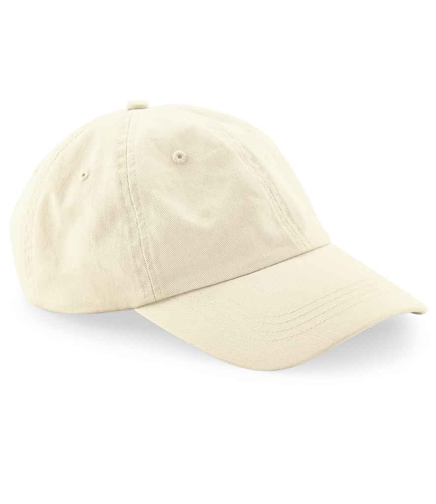 Beechfield Organic Cotton 6 Panel Dad Cap in Natural