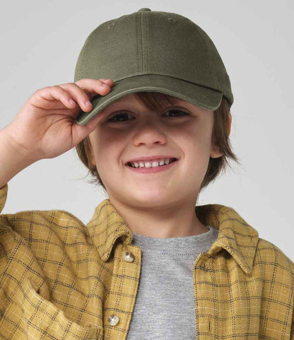 Beechfield Beechfield Junior Low Profile 6 Panel Dad Cap Olive Green
