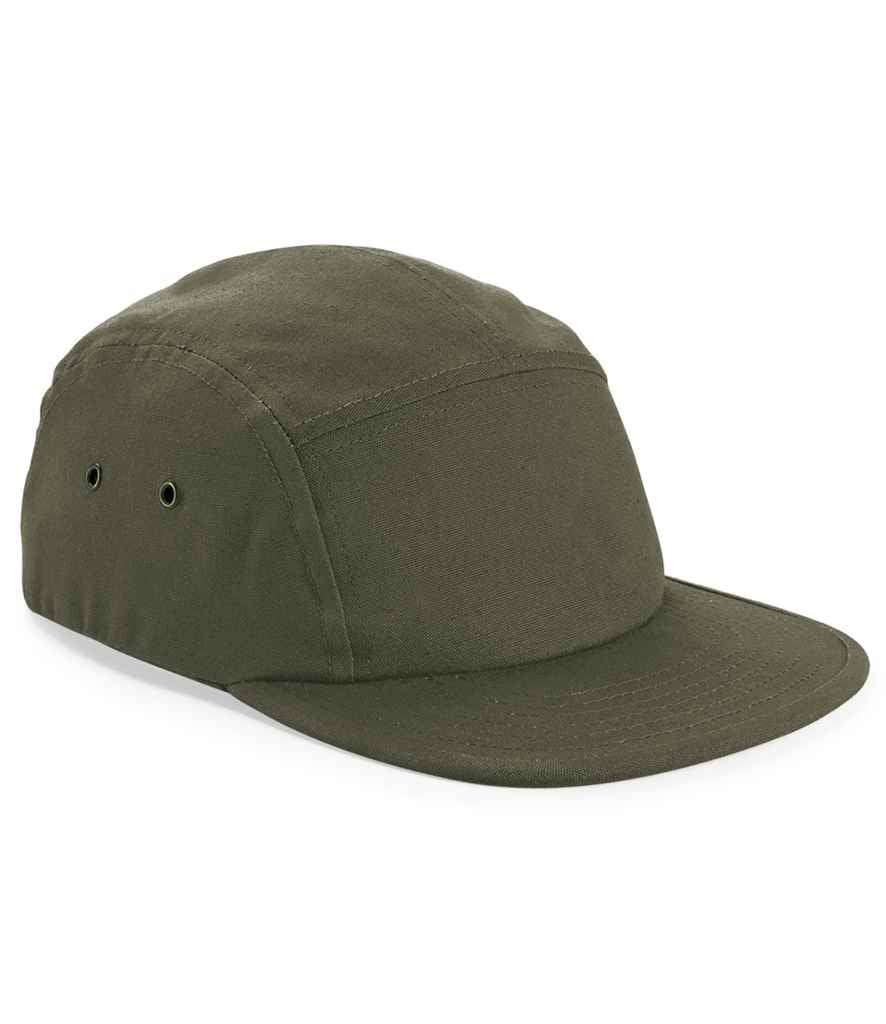 Beechfield Beechfield Canvas 5 Panel Cap Olive Green