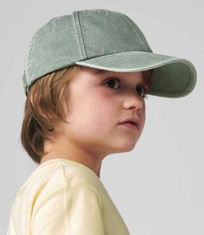 Beechfield Beechfield Junior Low Profile Vintage Cap Vintage Sage Green