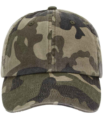Beechfield Low Profile Vintage Cap in Vintage Jungle Camo