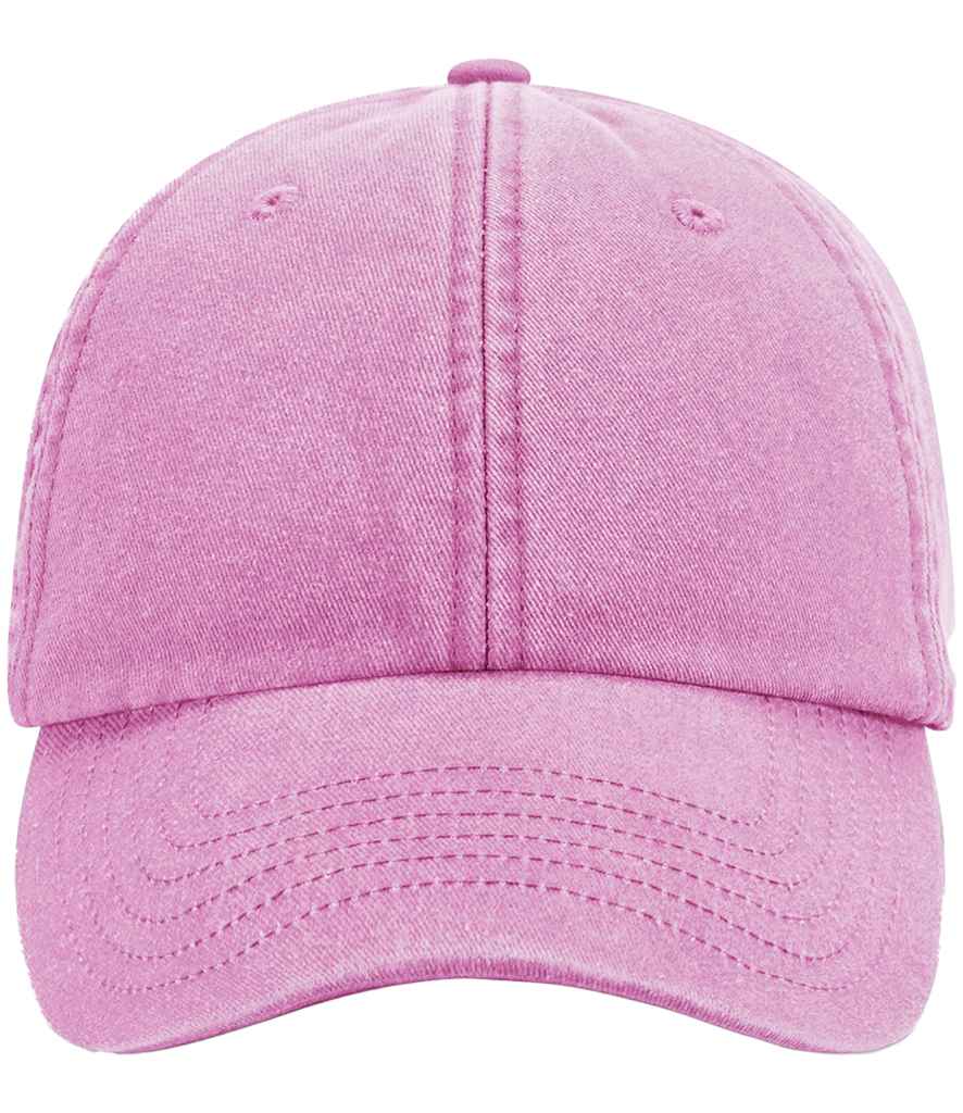 Beechfield Low Profile Vintage Cap in Vintage True Pink