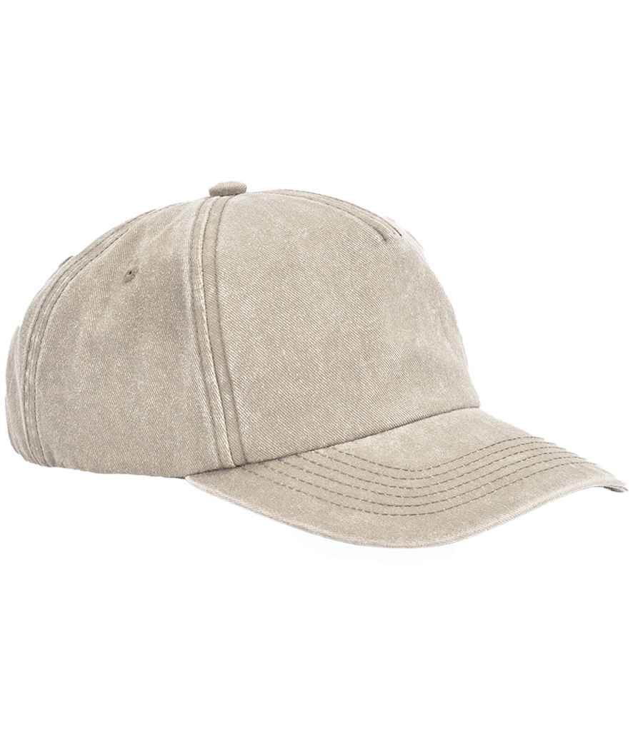 Beechfield Beechfield Relaxed 5 Panel Vintage Cap Vintage Stone