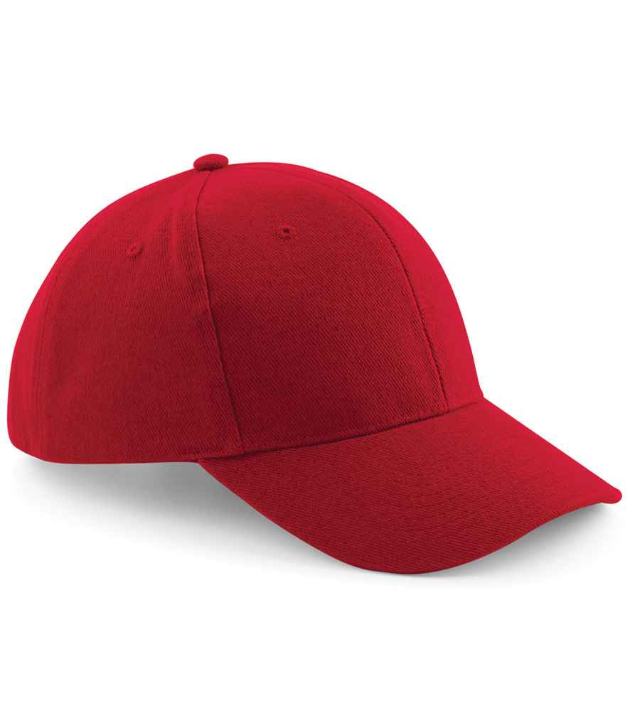 Beechfield Beechfield Pro-Style Heavy Brushed Cotton Cap Classic Red