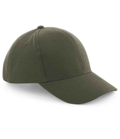 Beechfield Beechfield Pro-Style Heavy Brushed Cotton Cap Olive Green