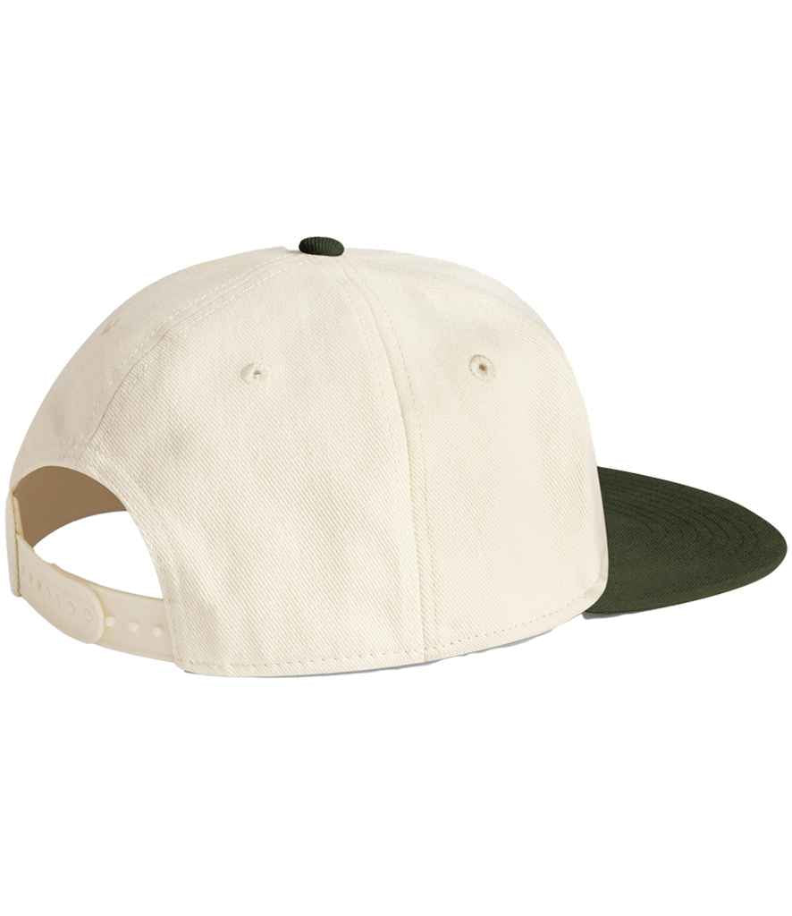 Beechfield Contrast Flat Peak 6 Panel Cap