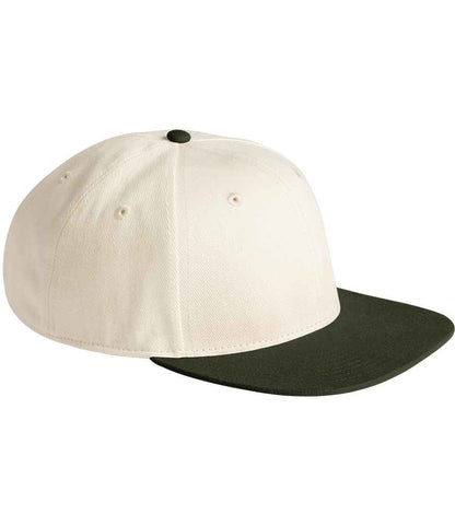 Beechfield Contrast Flat Peak 6 Panel Cap