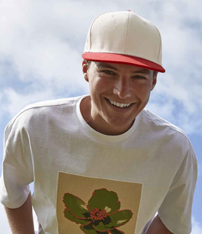 Beechfield Beechfield Contrast Flat Peak 6 Panel Cap