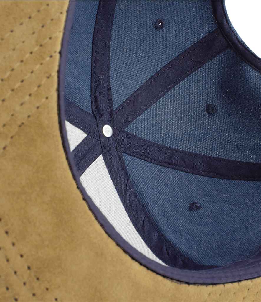 Beechfield Suede Peak Snapback Cap