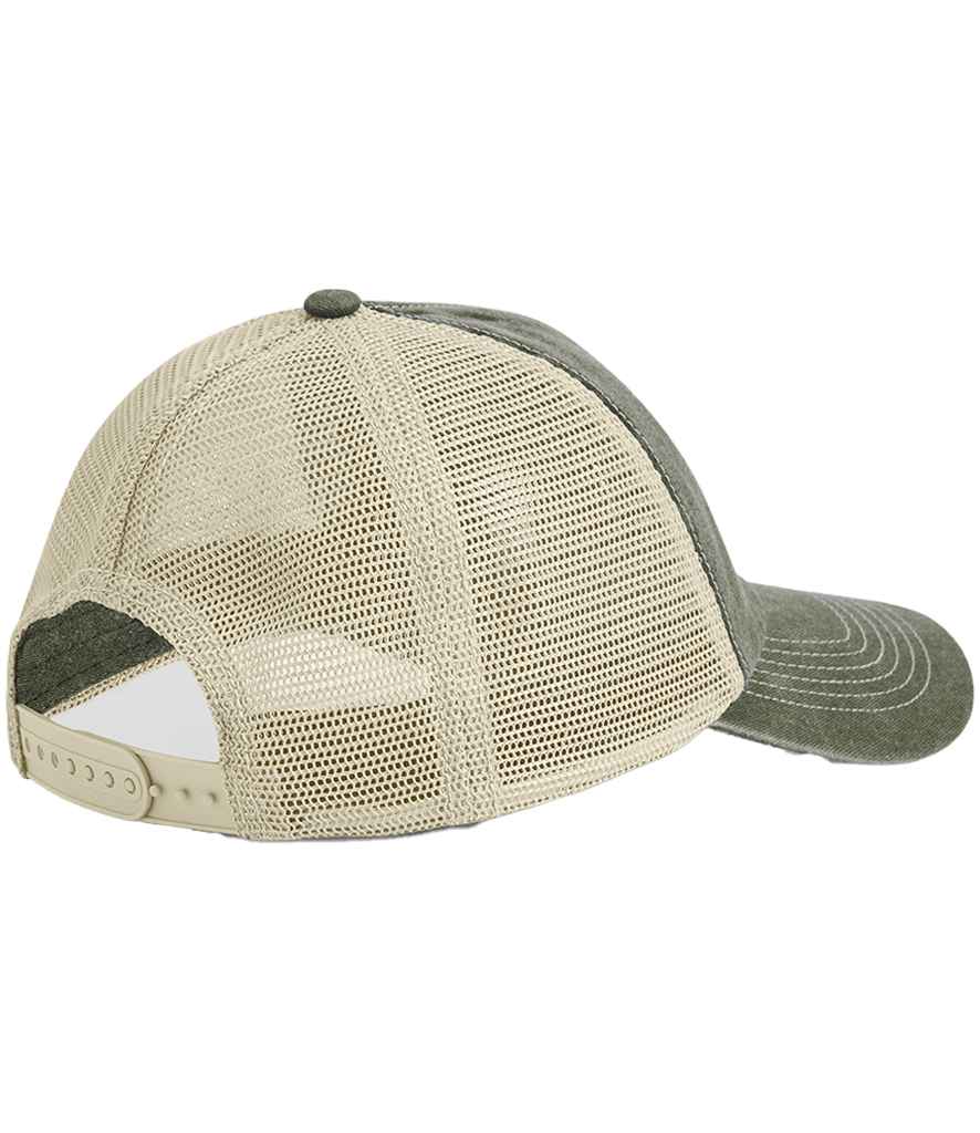 Beechfield 6 Panel Vintage Trucker Cap