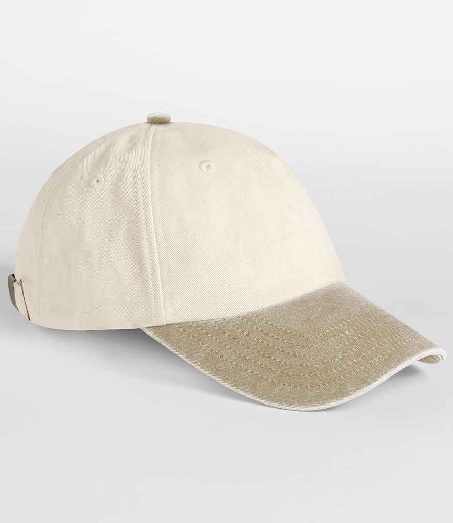 Beechfield Contrast Peak Low Profile Vintage Cap