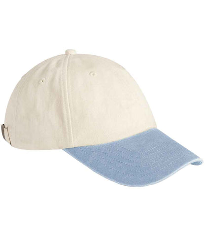 Beechfield Contrast Peak Low Profile Vintage Cap