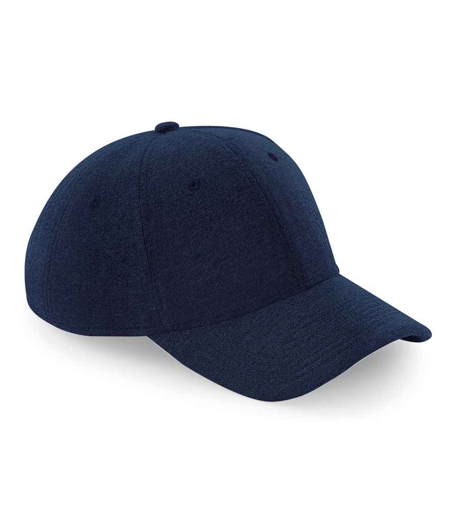Beechfield Jersey Athleisure Baseball Cap in French Navy