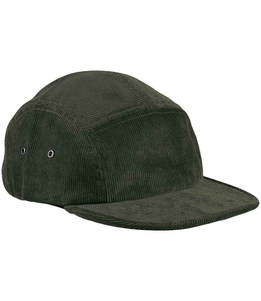 Beechfield EarthAware® Organic Cord Camper Cap in Forest Night