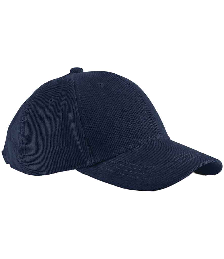 Beechfield EarthAware® Organic Cord Baseball Cap in Oxford Navy