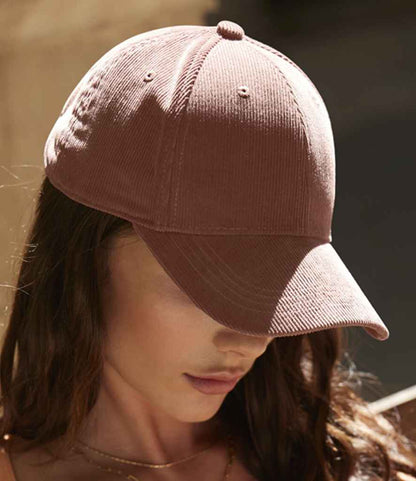 Beechfield EarthAware® Organic Cord Baseball Cap - model image