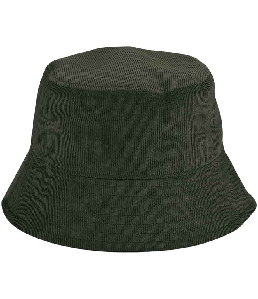 Beechfield EarthAware® Organic Cord Bucket Hat in Forest Night