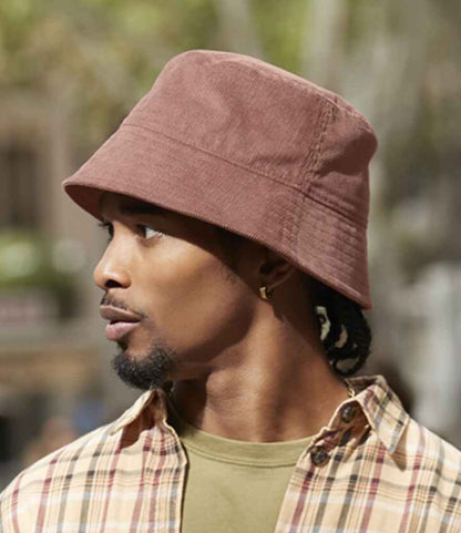 Beechfield Beechfield EarthAware® Organic Cord Bucket Hat Redwood