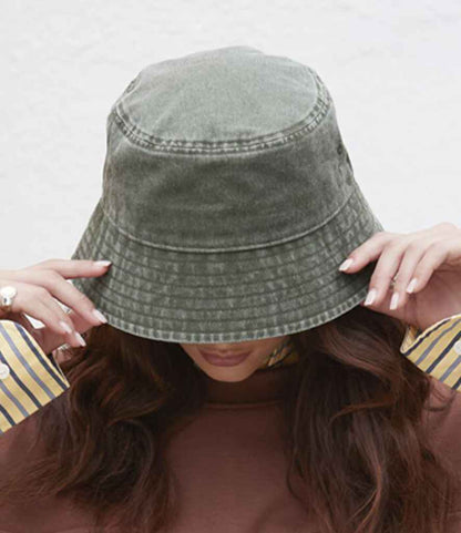 Beechfield Beechfield Vintage Bucket Hat Vintage Olive