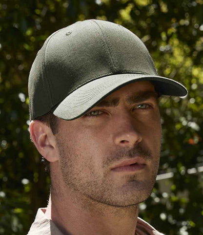 Beechfield Beechfield EarthAware® Organic Cotton Stretch-Fit Cap Olive Green