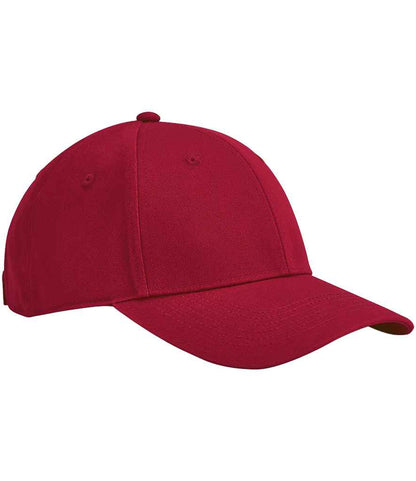 Beechfield EarthAware® Junior Classic Organic Cotton 6 Panel Cap in Classic Red