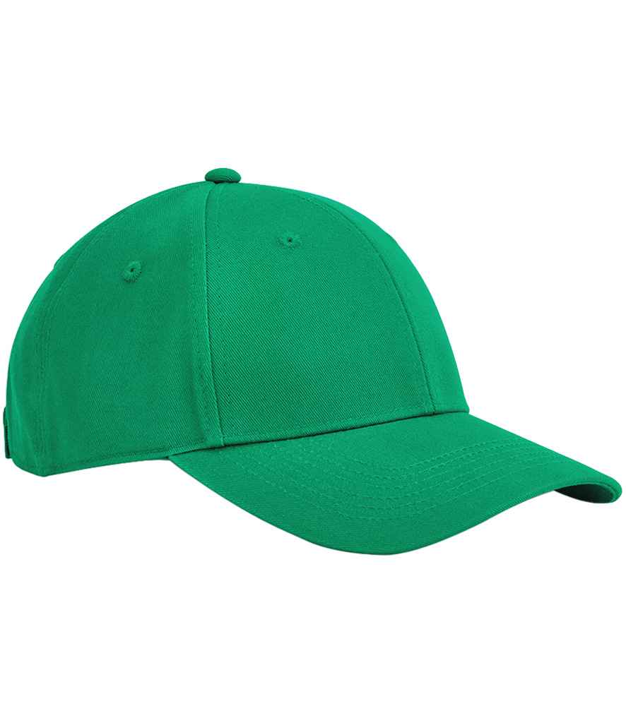 Beechfield EarthAware® Junior Classic Organic Cotton 6 Panel Cap in Kelly Green