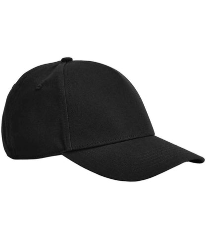 Beechfield EarthAware® Classic Organic Cotton 5 Panel Cap in Black