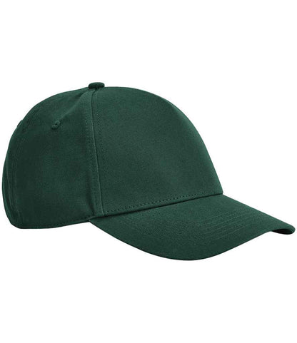 Beechfield EarthAware® Classic Organic Cotton 5 Panel Cap in Bottle Green