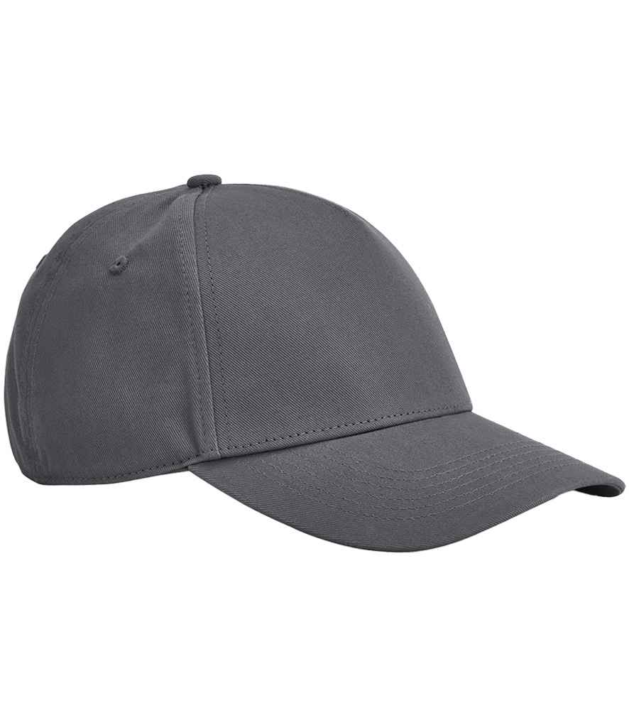 Beechfield EarthAware® Classic Organic Cotton 5 Panel Cap in Graphite Grey
