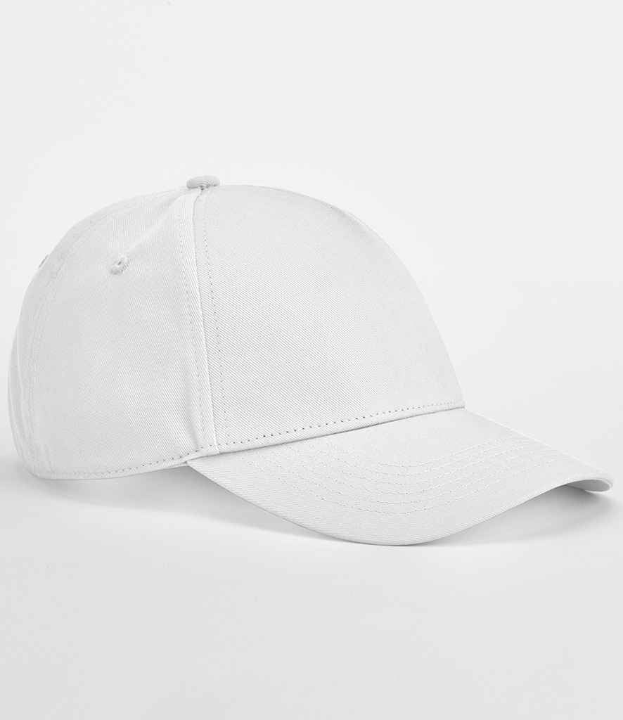 Beechfield EarthAware® Classic Organic Cotton 5 Panel Cap in White