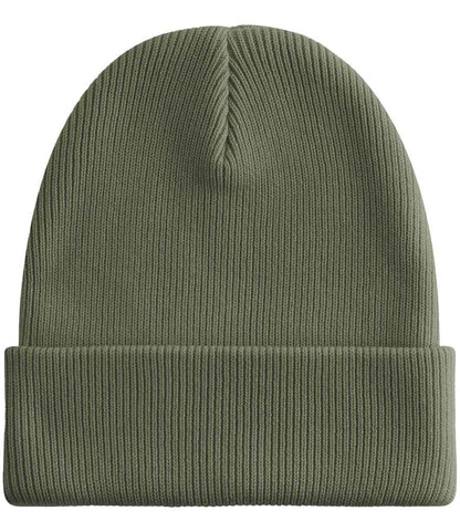 Beechfield Organic Cotton Original Heavyweight Cuffed Beanie in Olive Green