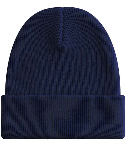 Beechfield Organic Cotton Original Heavyweight Cuffed Beanie in Oxford Navy
