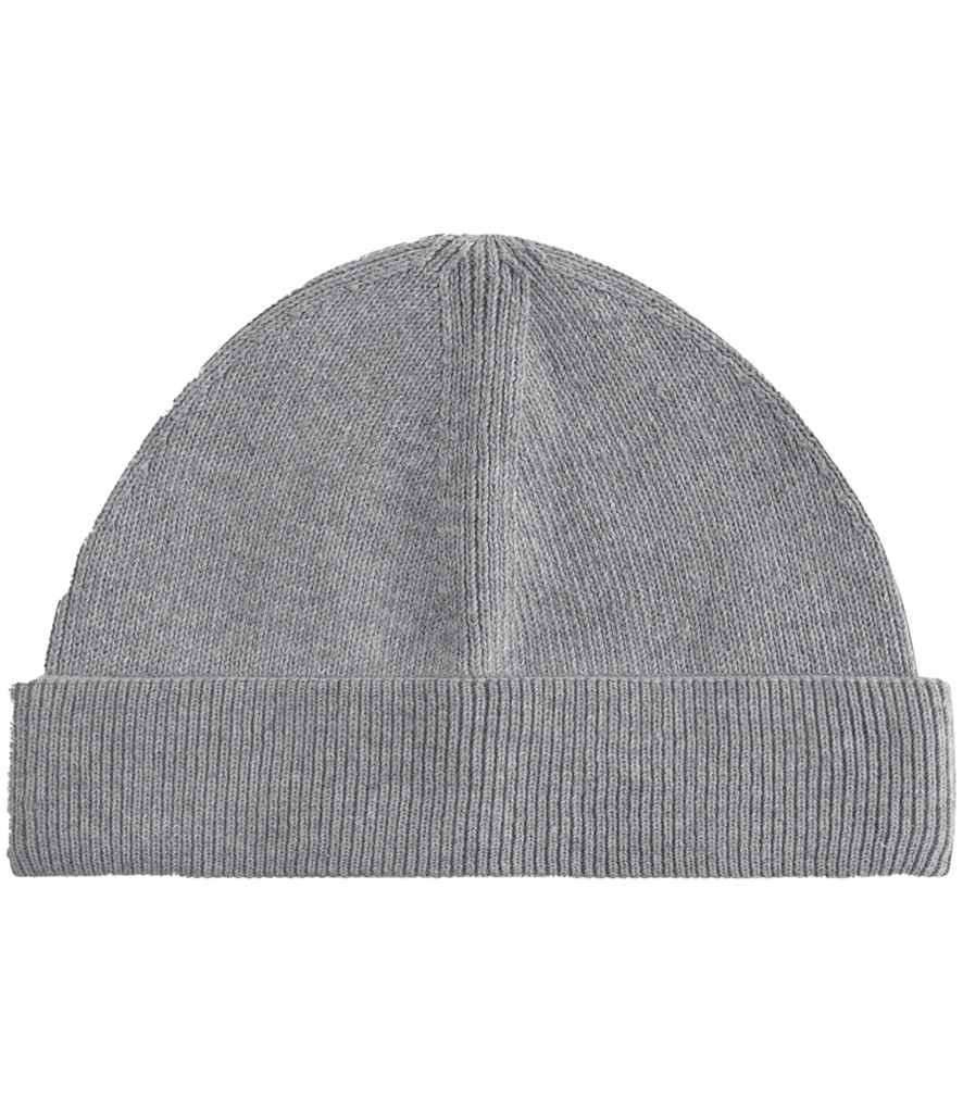 Beechfield Organic Cotton Fisherman Beanie in Ash