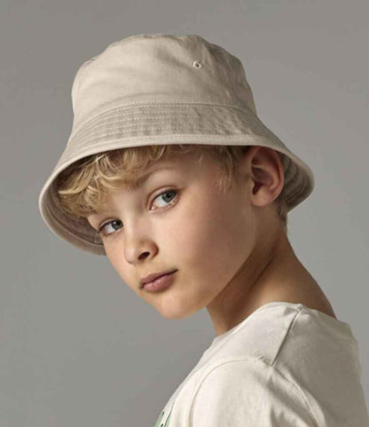 Beechfield Beechfield Kids Organic Cotton Bucket Hat Sand