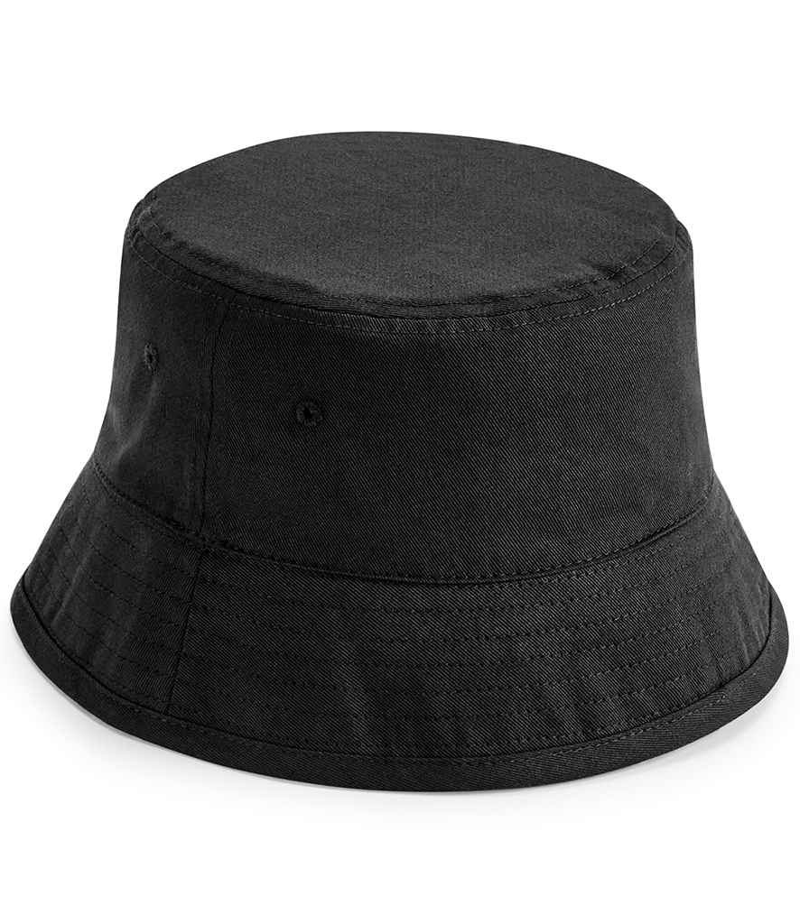 Beechfield Organic Cotton Bucket Hat in Black
