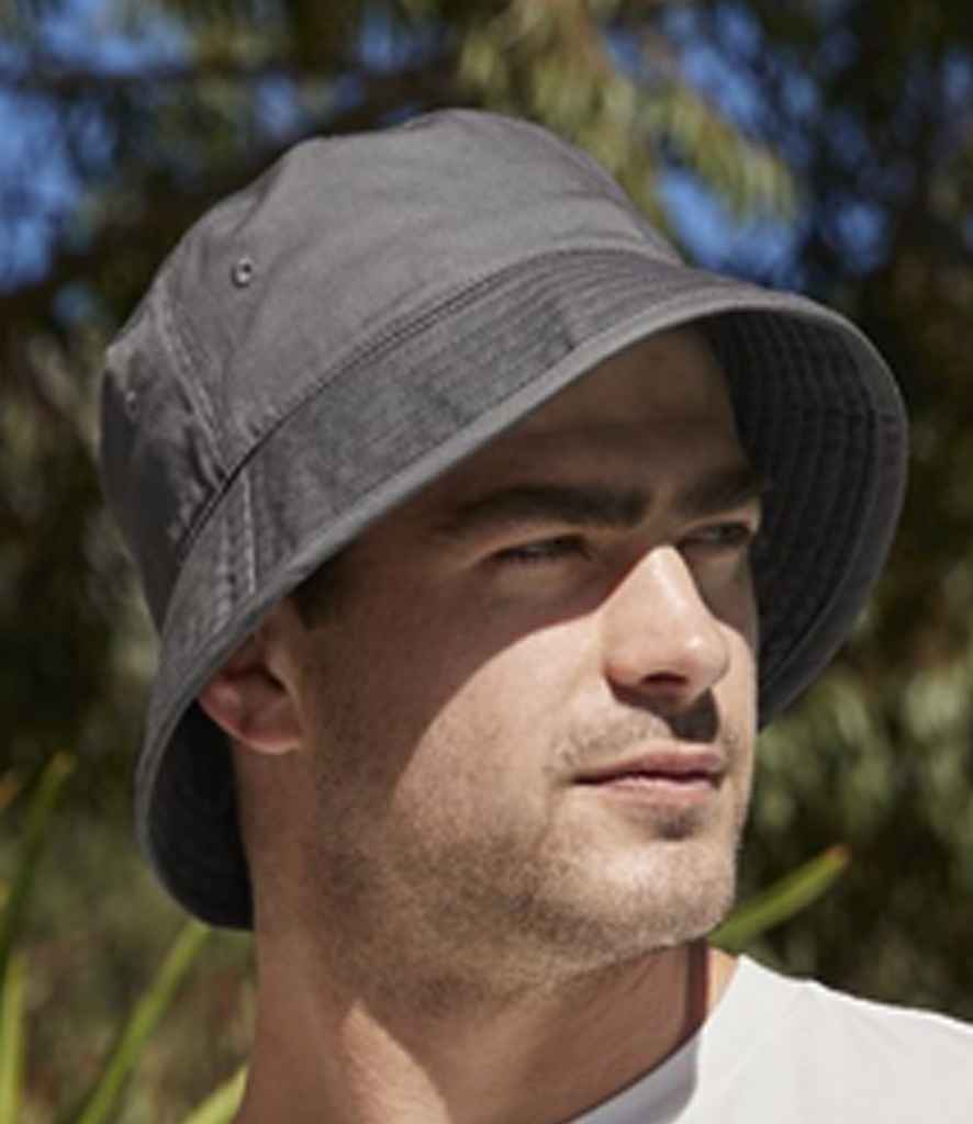 Beechfield Beechfield Organic Cotton Bucket Hat Graphite Grey