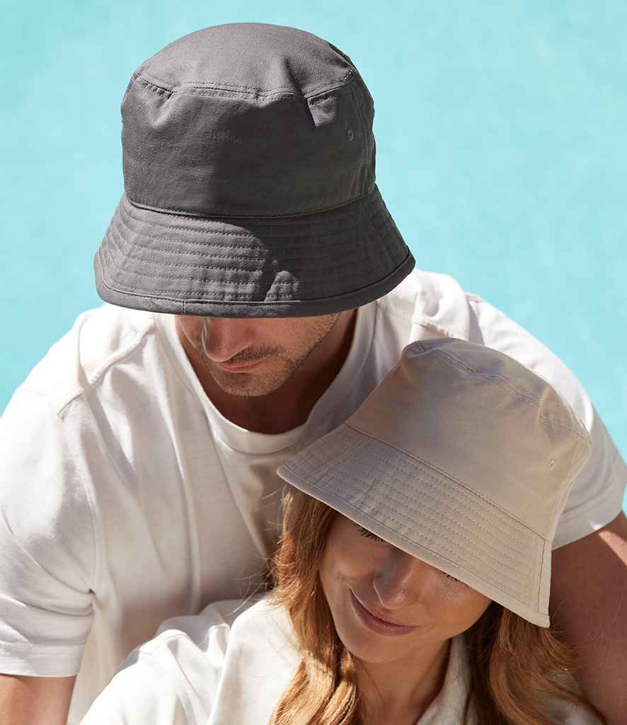 Beechfield Organic Cotton Bucket Hat - model image