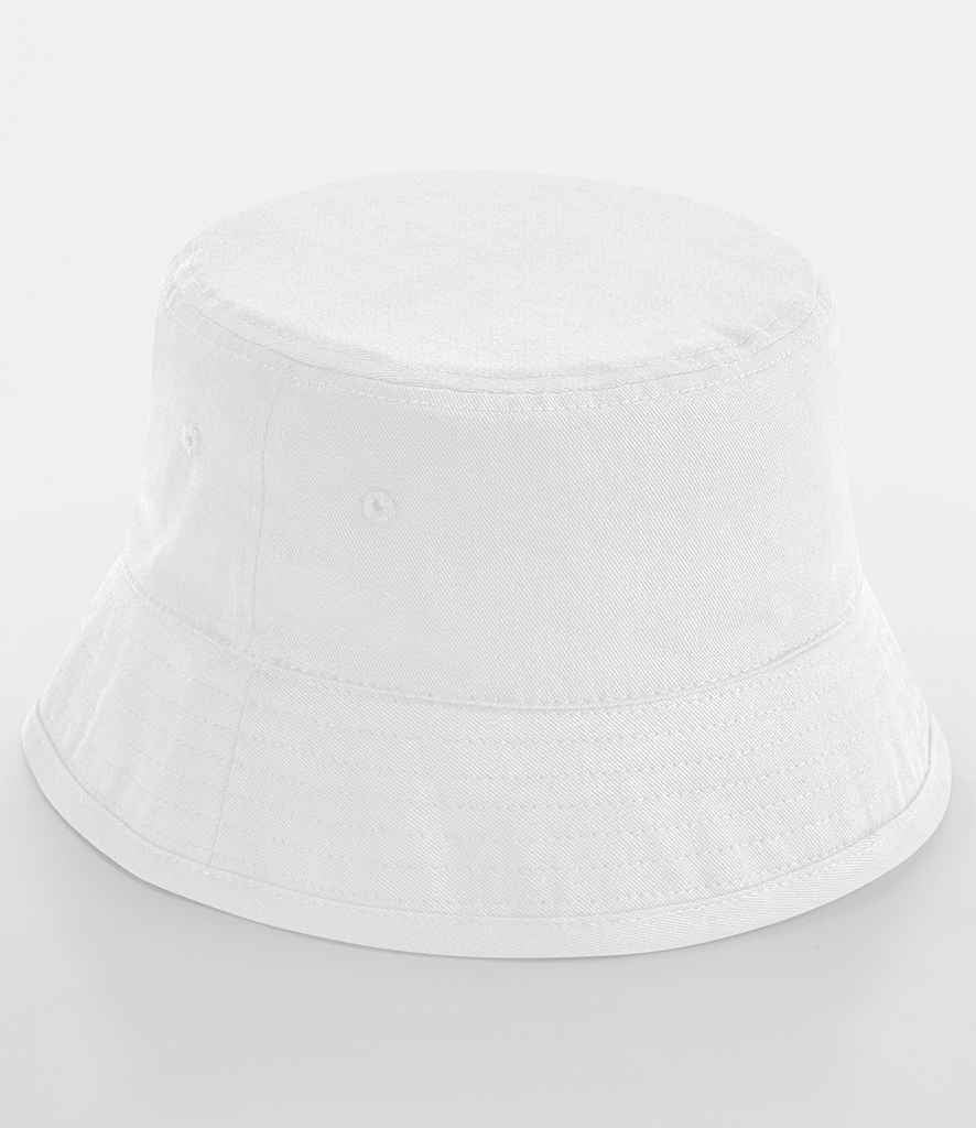 Beechfield Organic Cotton Bucket Hat in White