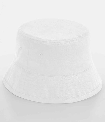 Beechfield Organic Cotton Bucket Hat in White