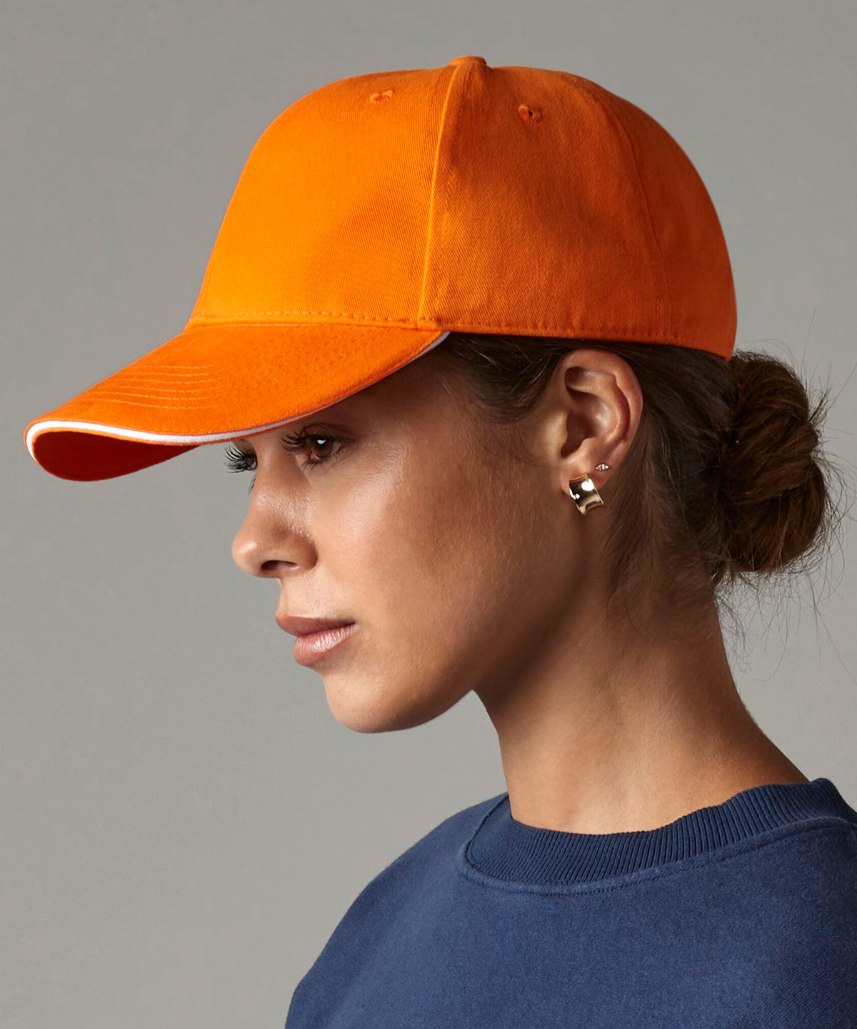 Beechfield Athleisure 6-panel cap Black/Classic Red
