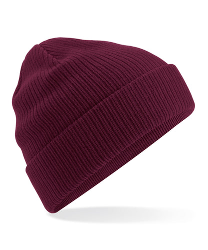 Beechfield Organic cotton beanie Burgundy
