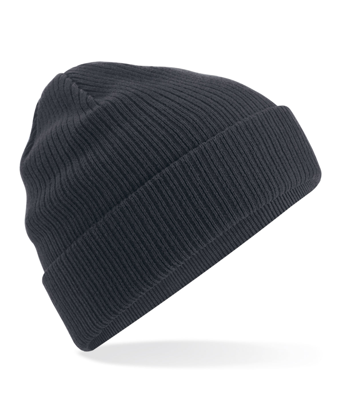 Beechfield Organic cotton beanie Graphite Grey