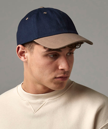 Beechfield Low-profile heavy brushed cotton cap Black