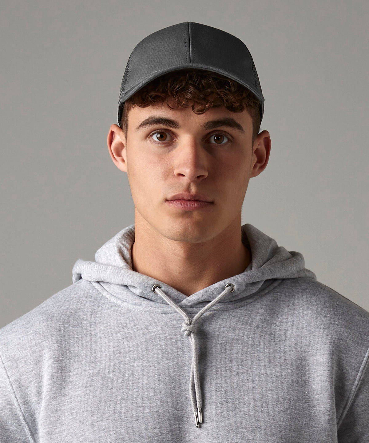 Beechfield Organic cotton trucker Black