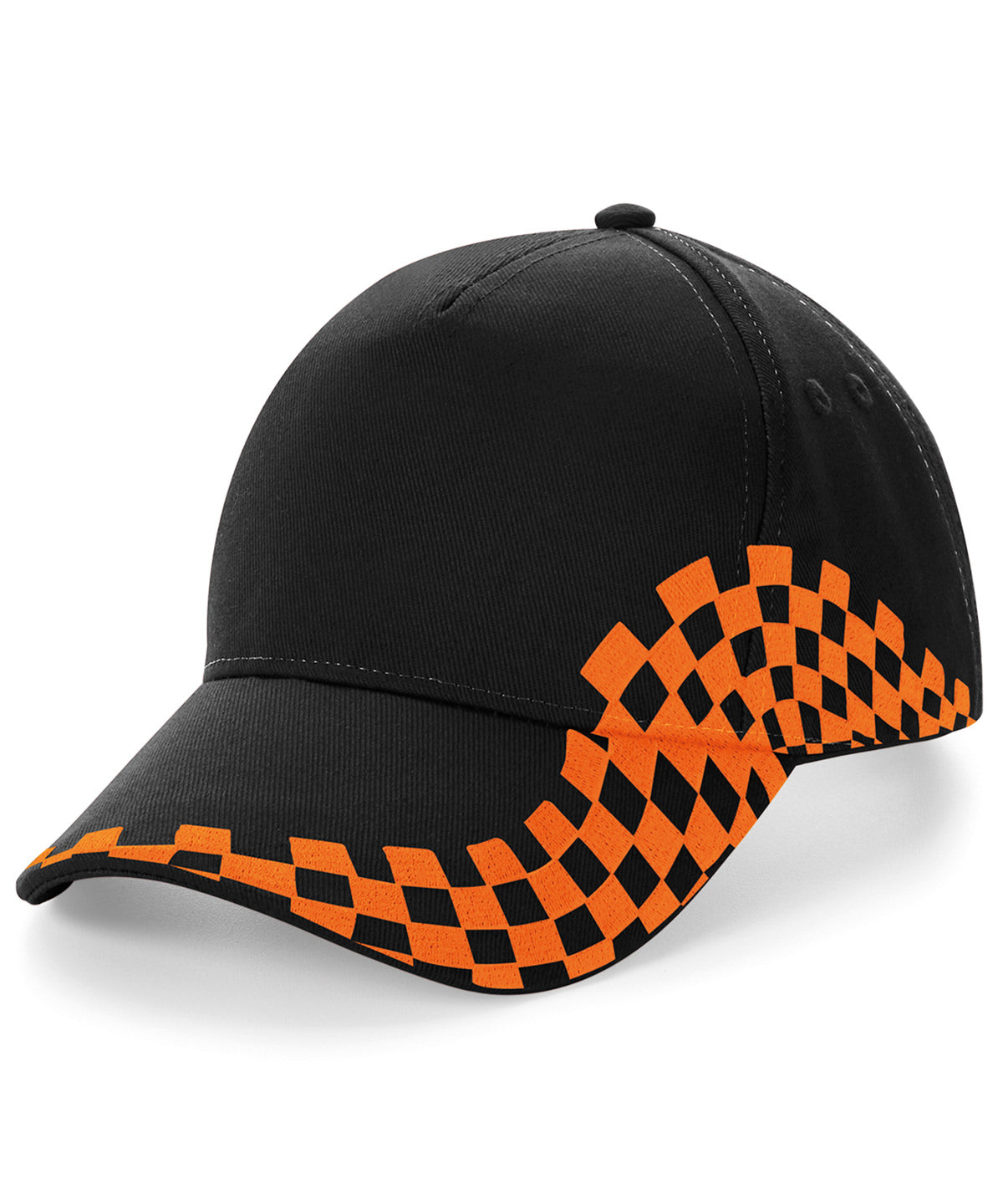 Beechfield Grand Prix cap Black/Orange