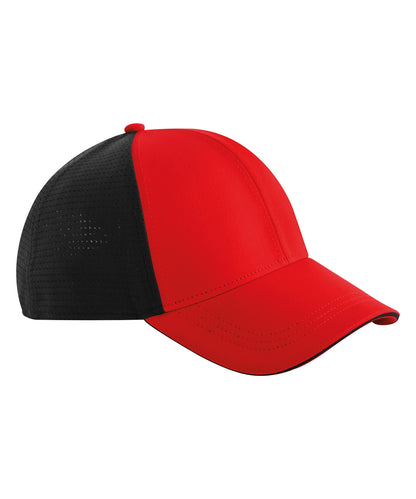 Beechfield Club cap Red/Black